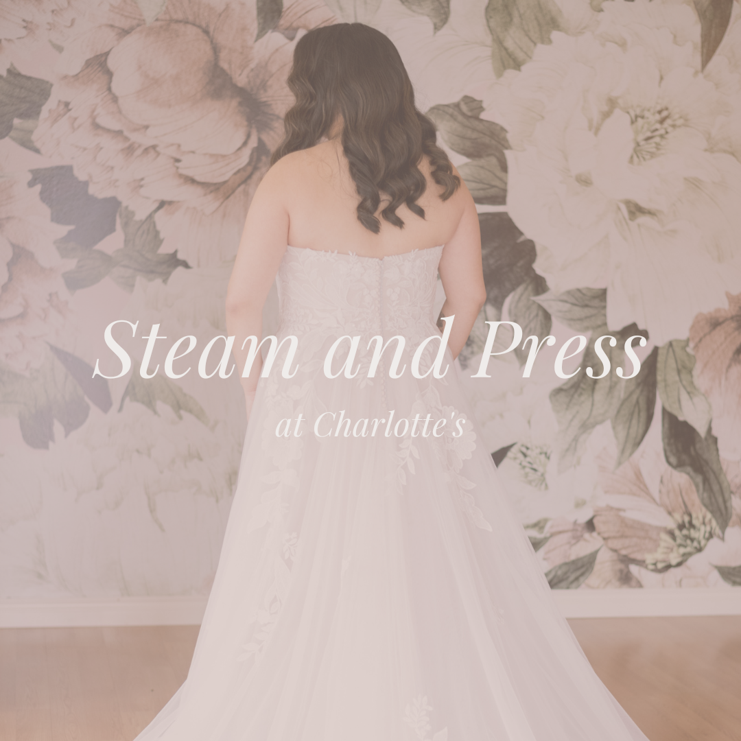 The Importance of Steaming and Pressing Your Wedding Gown Image