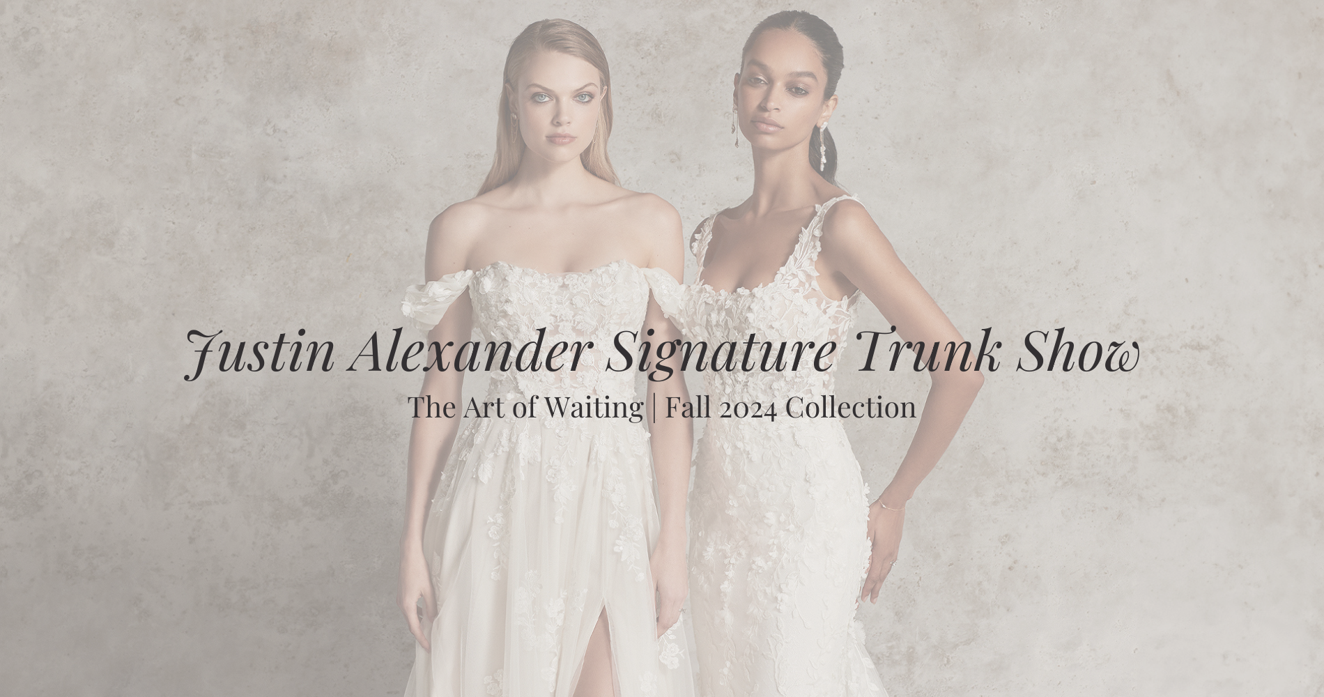 Justin Alexander Signature Fall 2024 Trunk Show at Charlotte's