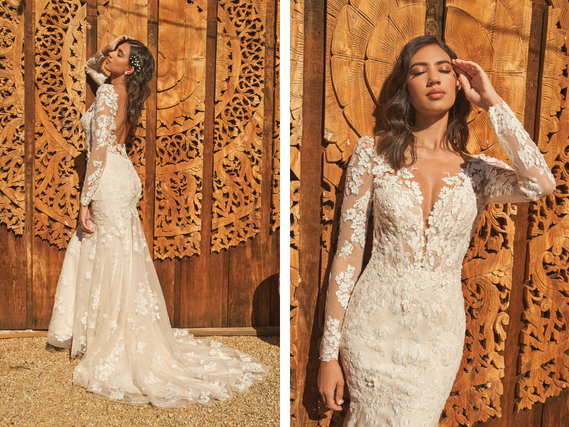 Long Sleeve Lace Wedding Dress