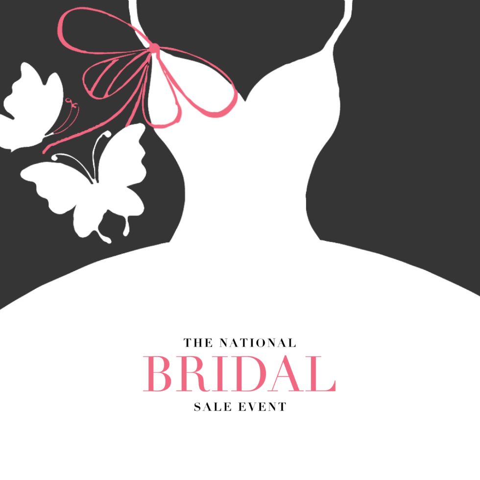 National Bridal Sale Event. Desktop Image