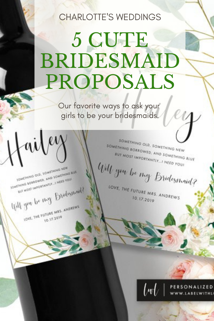 5 Cute Bridesmaid Proposal Ideas Image