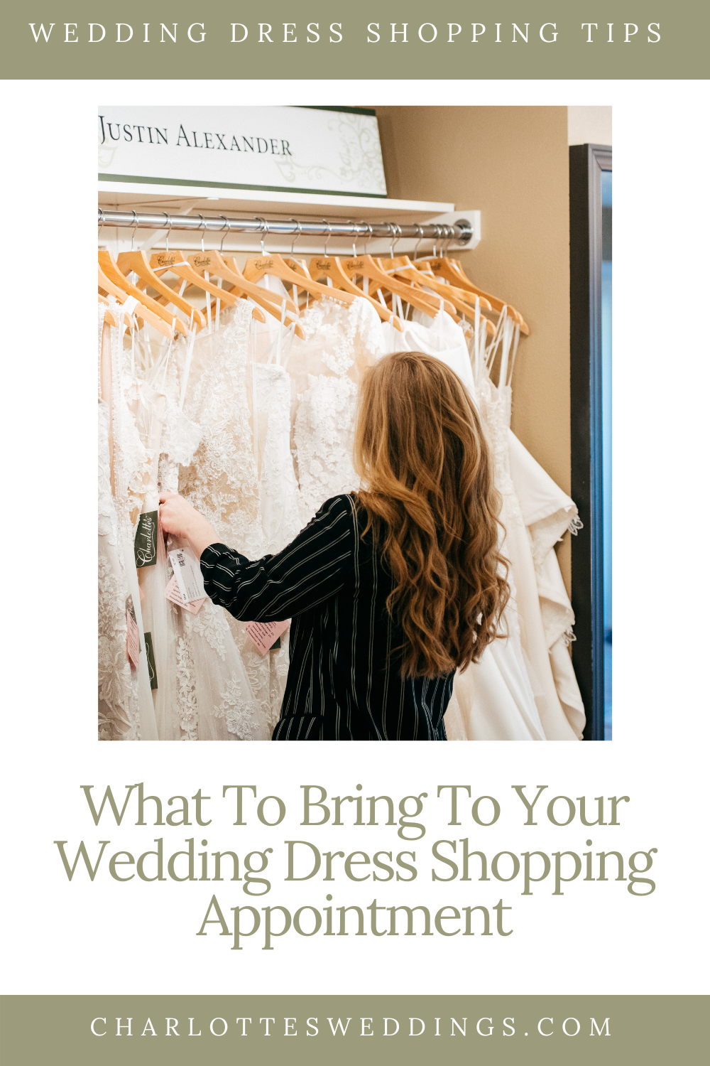 What To Bring When Shopping For Your Wedding Dress. Desktop Image