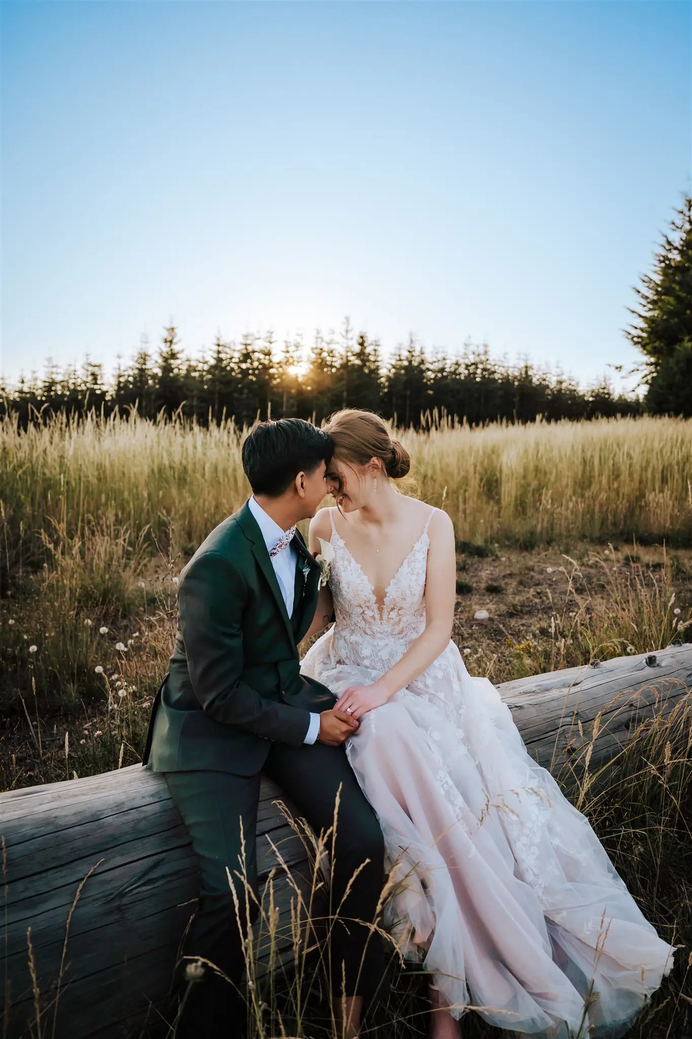 Couple's Wedding Day Portrait