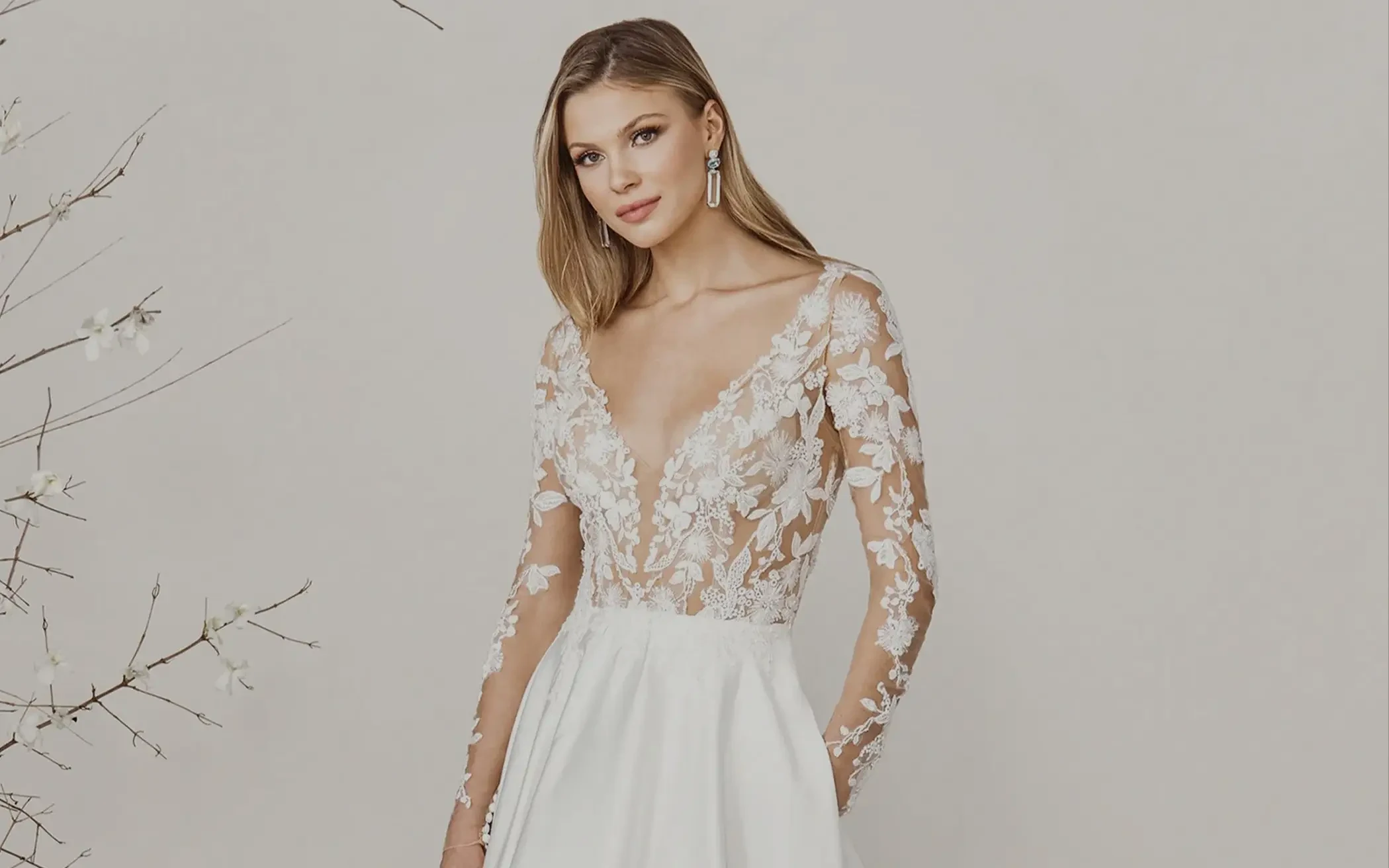 Bride on rocky seacoast