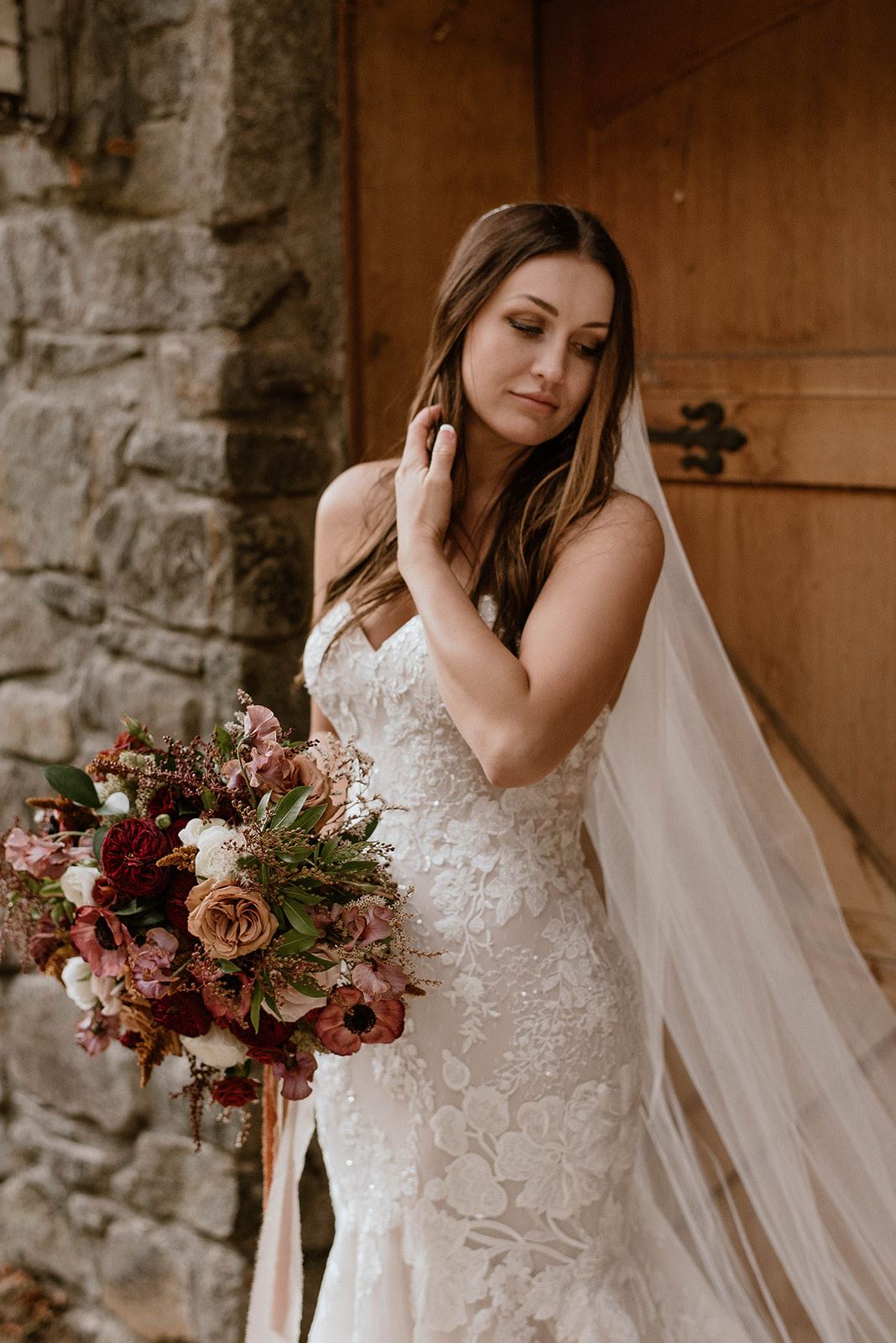 Bride in Justin Alexander 88123 from Charlotte's Weddings in Portland, Oregon