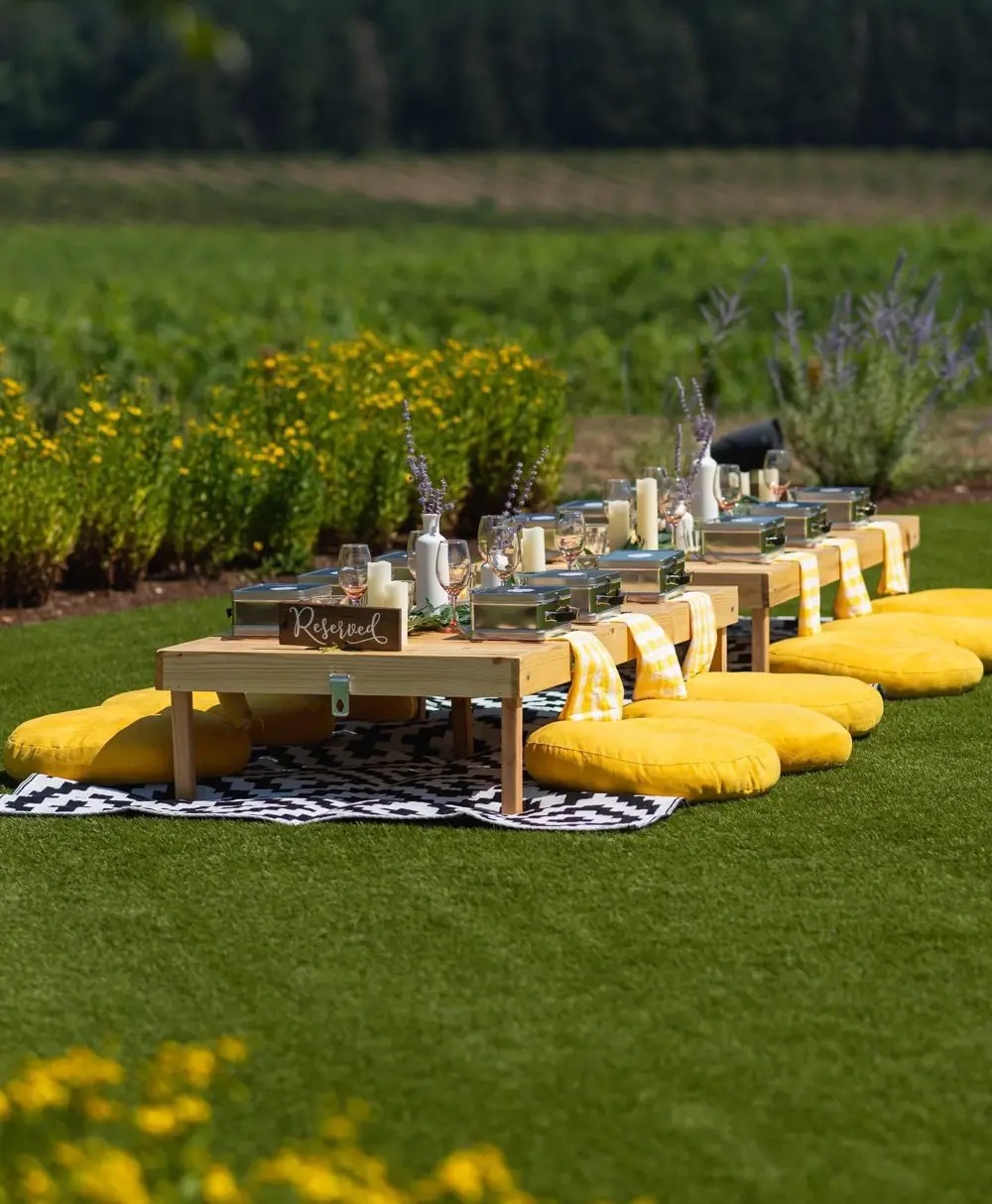 Pop-up Wine Picnic at Abbey Road Farm