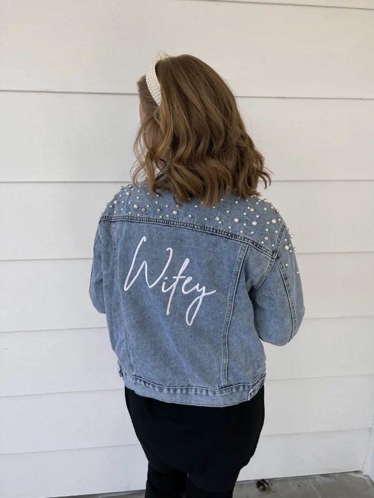 Wifey jean jacket online